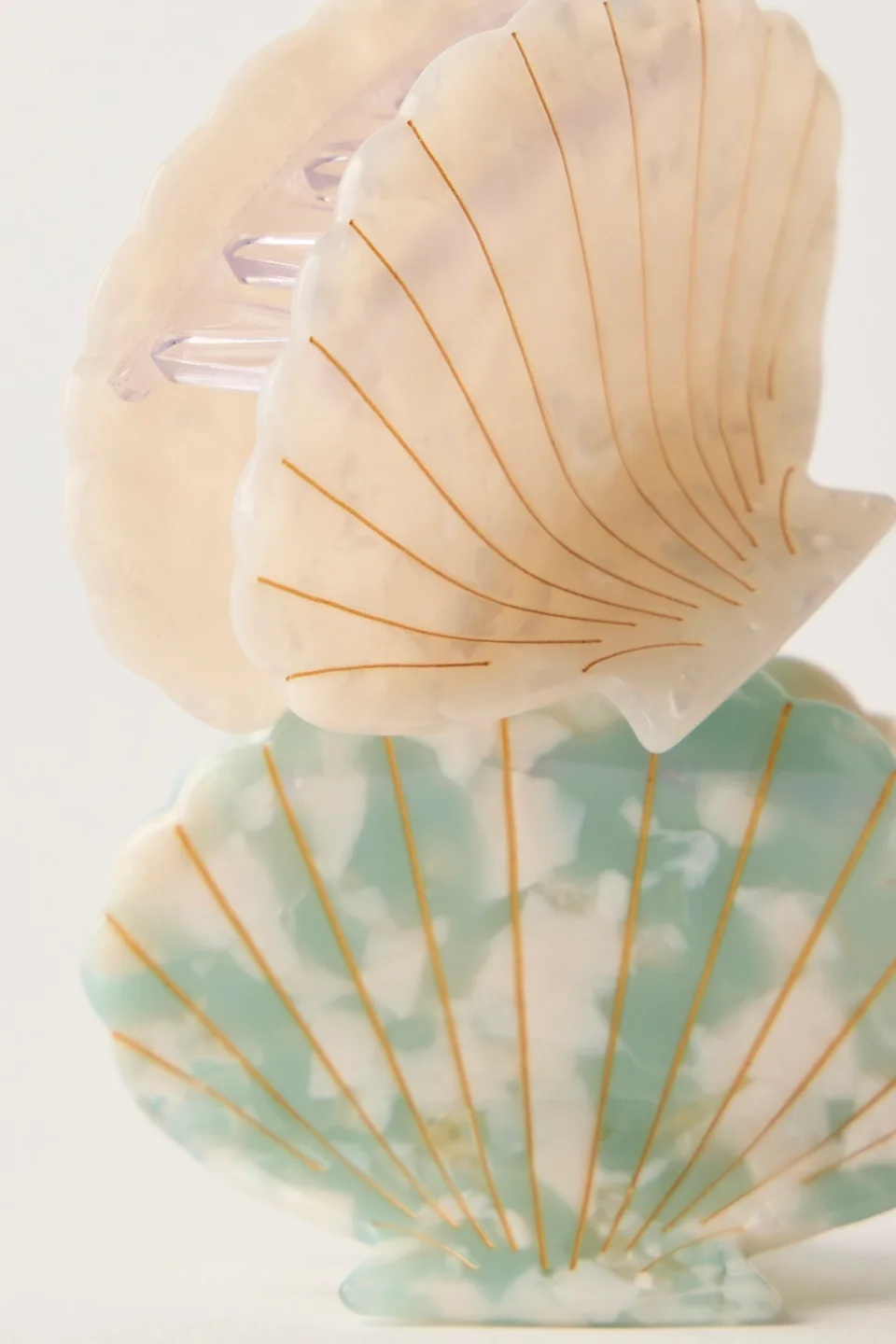 Large Scallop Claw Clip - 1