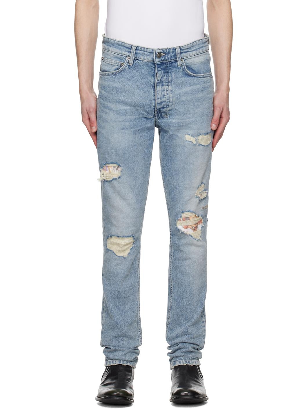 Blue Chitch Champagne Destroy Sketch Jeans - 1