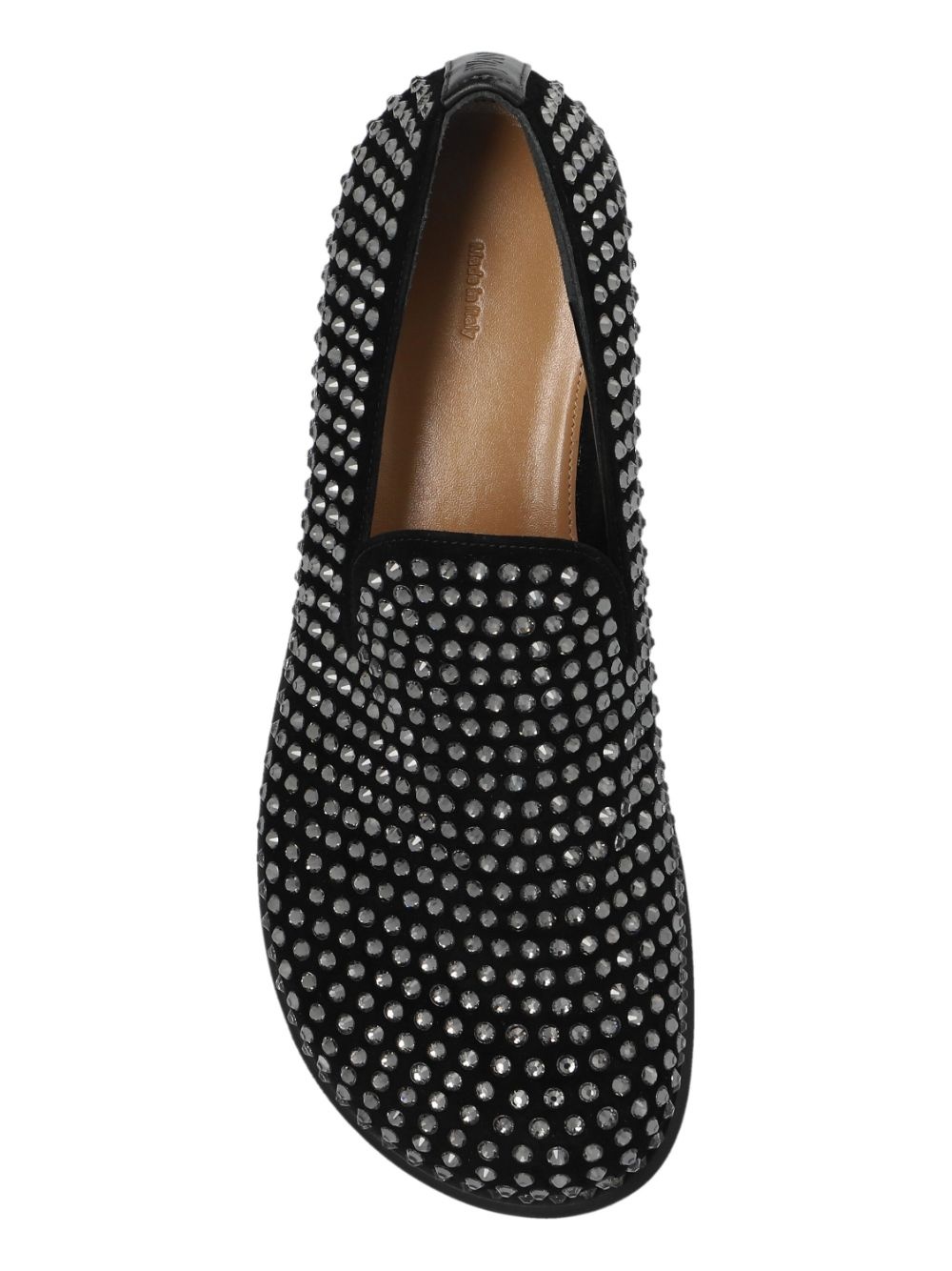 crystal-embellished loafers - 6