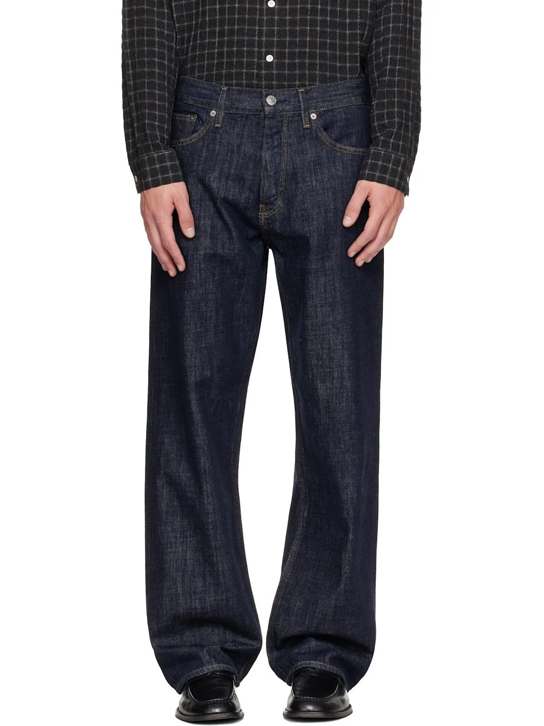 Blue Loose Jeans - 1