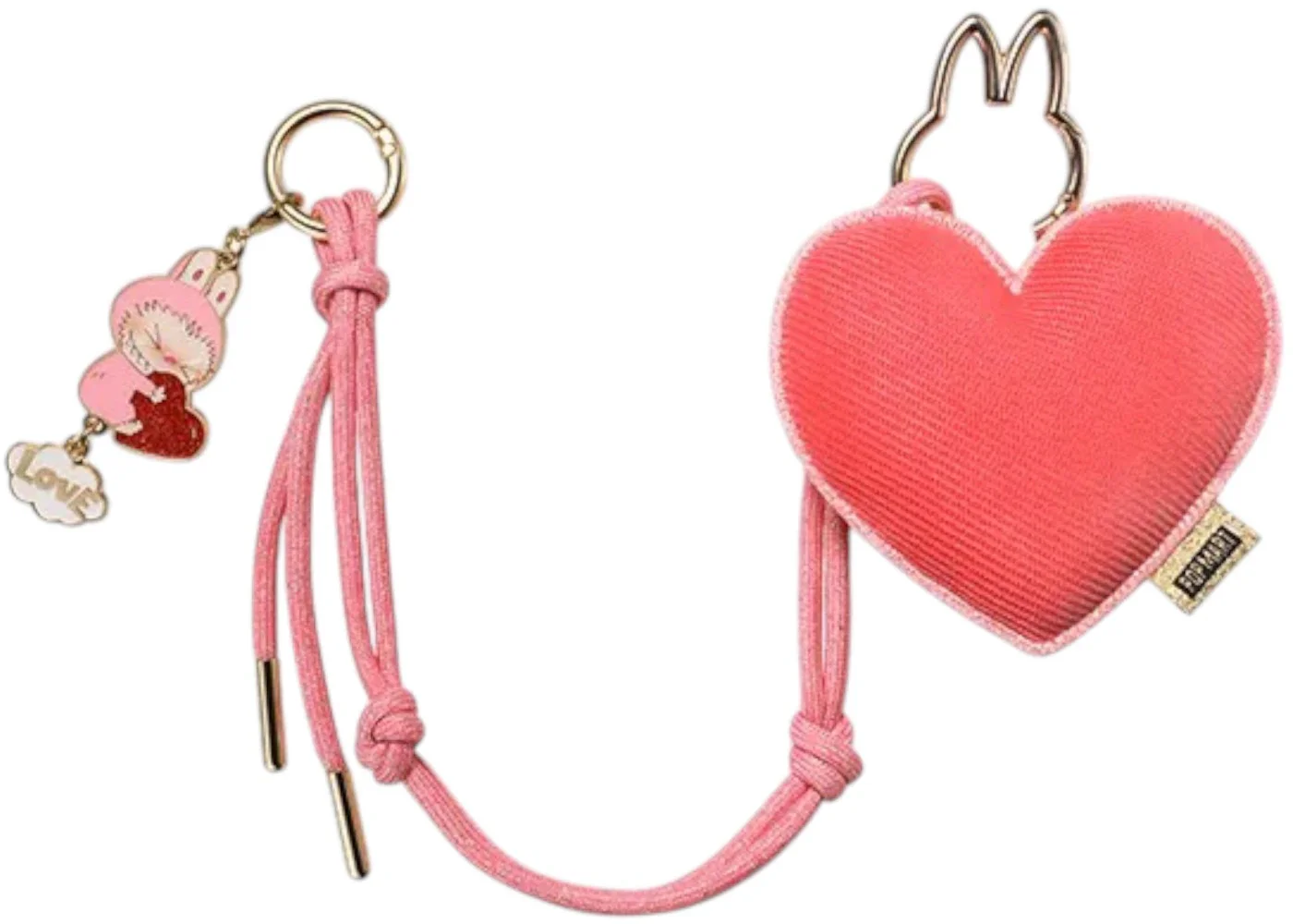 Pop Mart Labubu The Monsters Pin for Love Series "Heart" Secret Edition Letter Pendant - 1