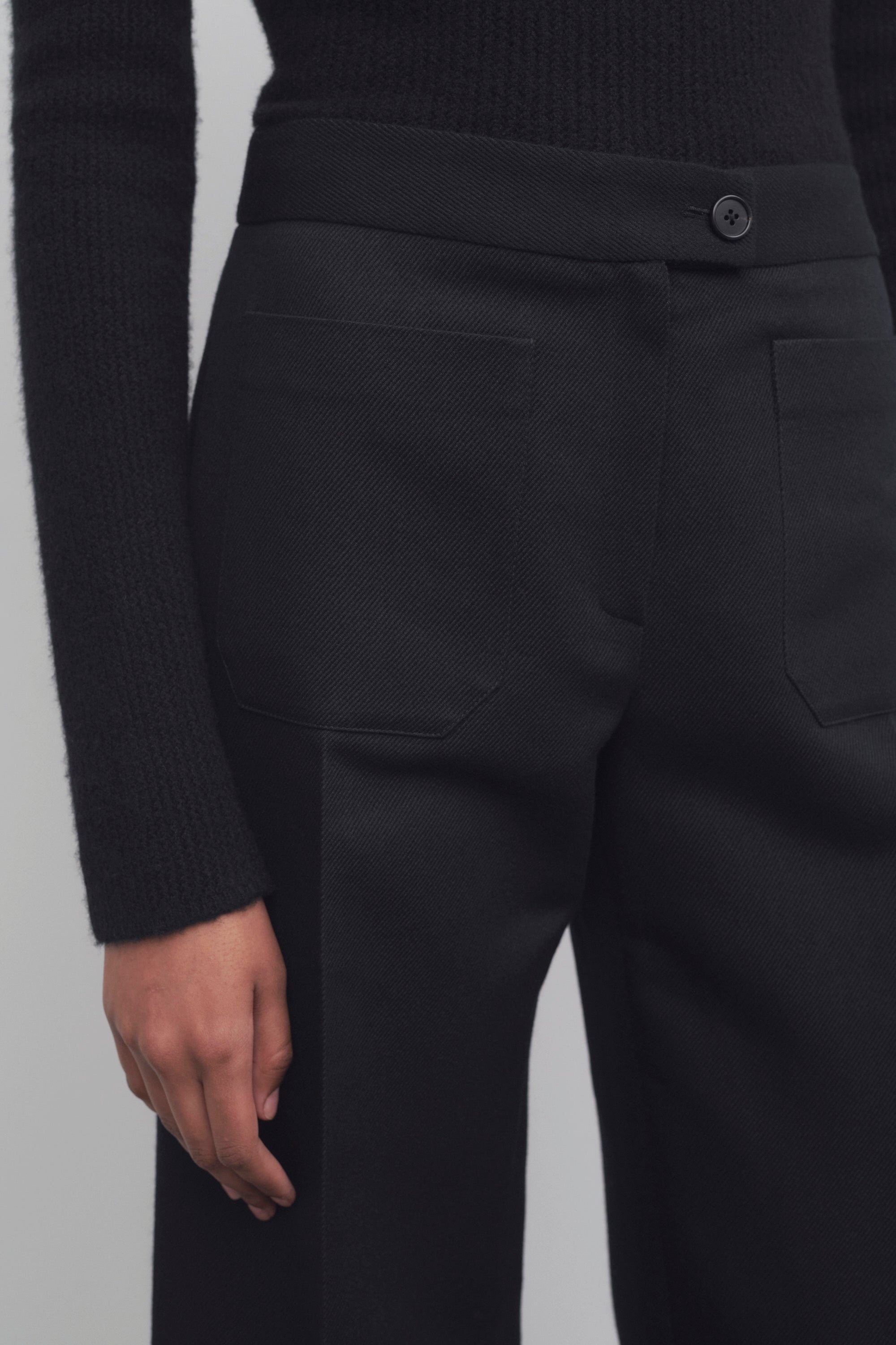 Aline Pant in Wool and Cashmere - 5
