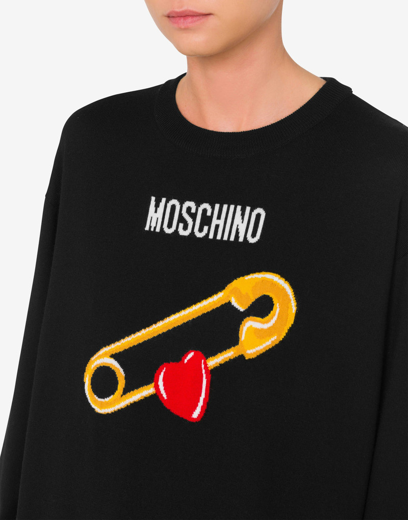HEART SAFETY PIN JUMPER 4