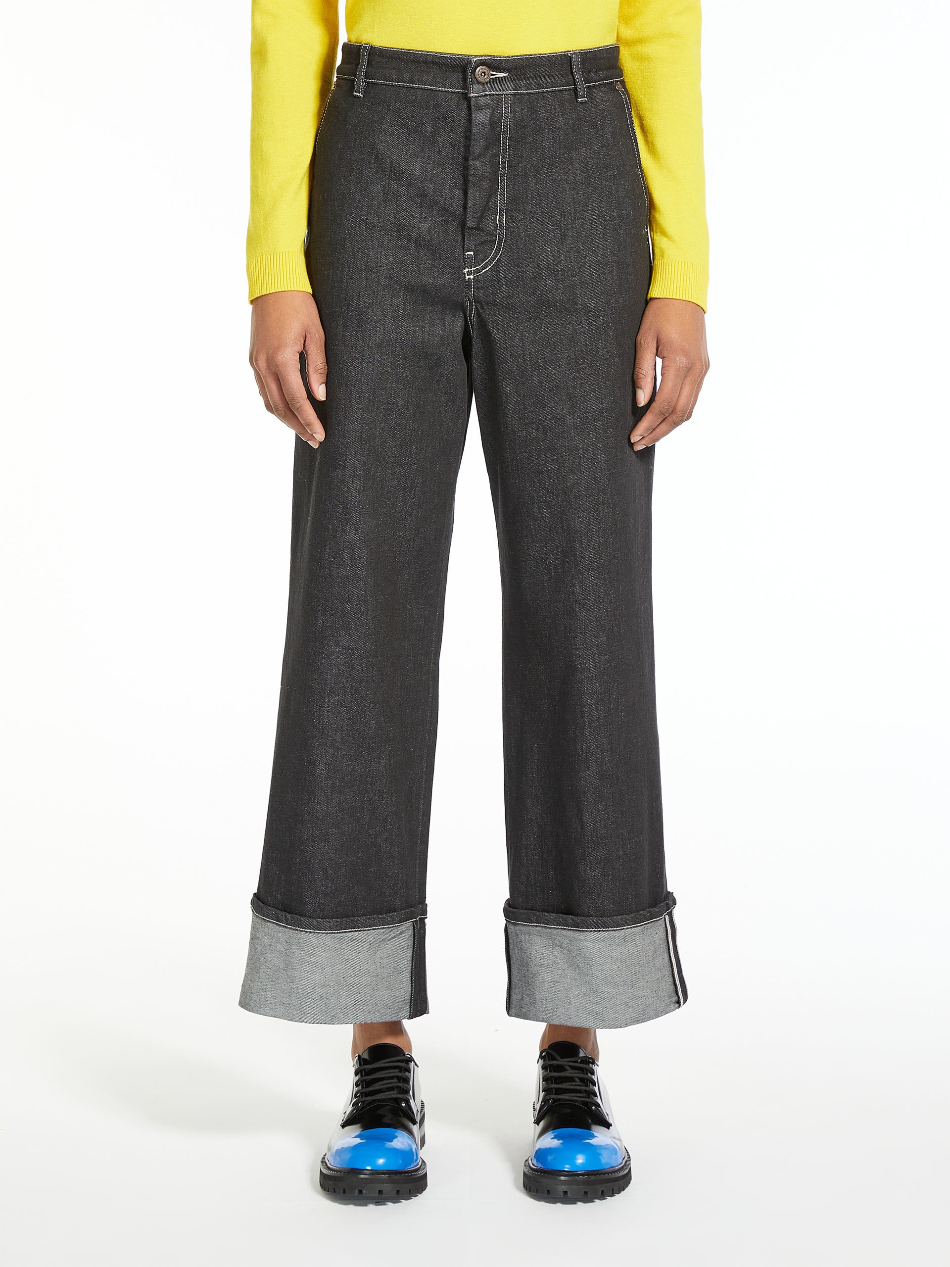 CAMBIO Cotton denim trousers - 3
