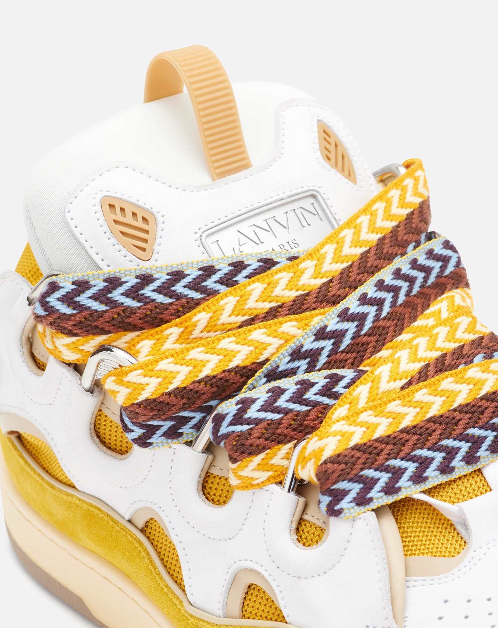 LEATHER CURB SNEAKERS - 3