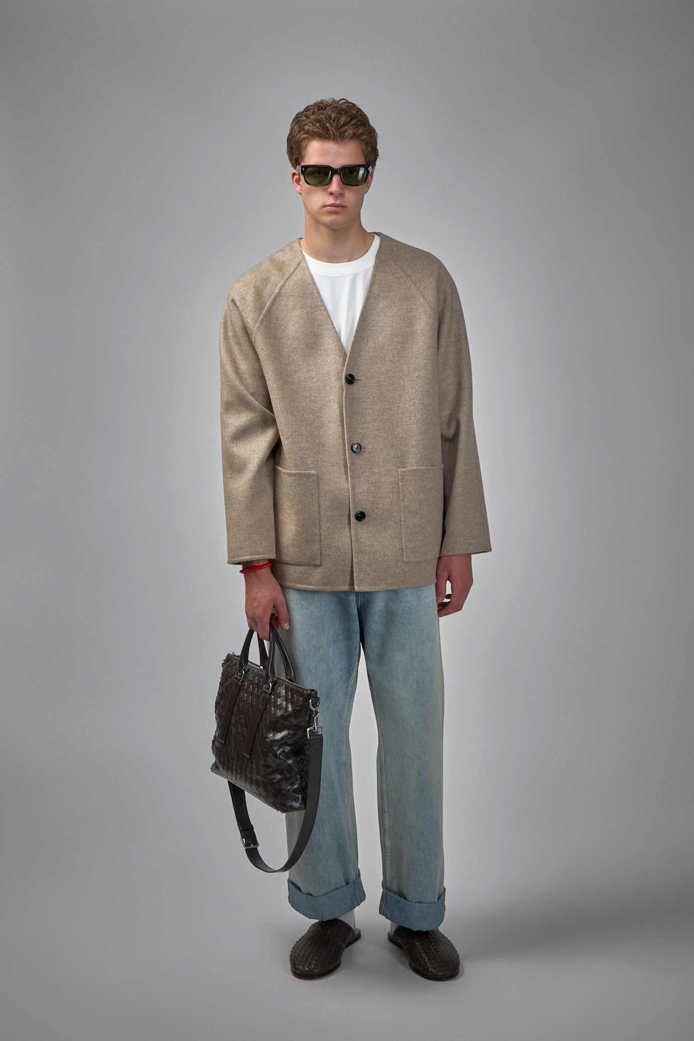 Light Double Wool And Cashmere Coat - 2