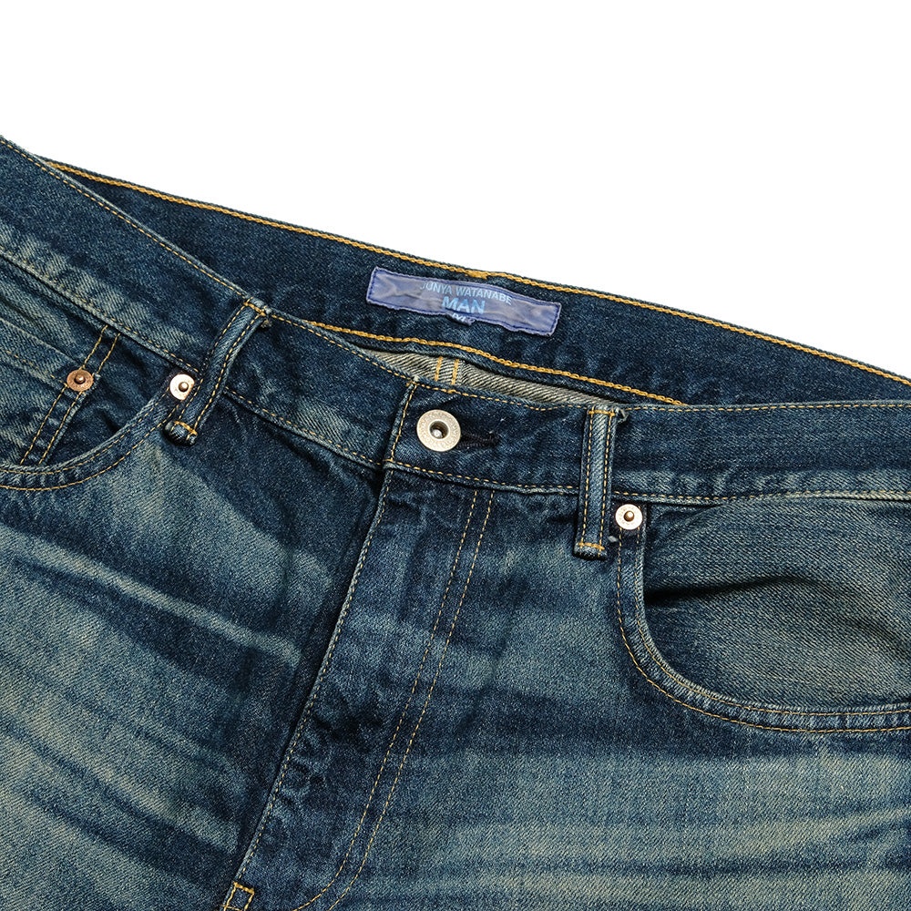 Cotton Distressed Denim Pants - WO-P020-051 - 4