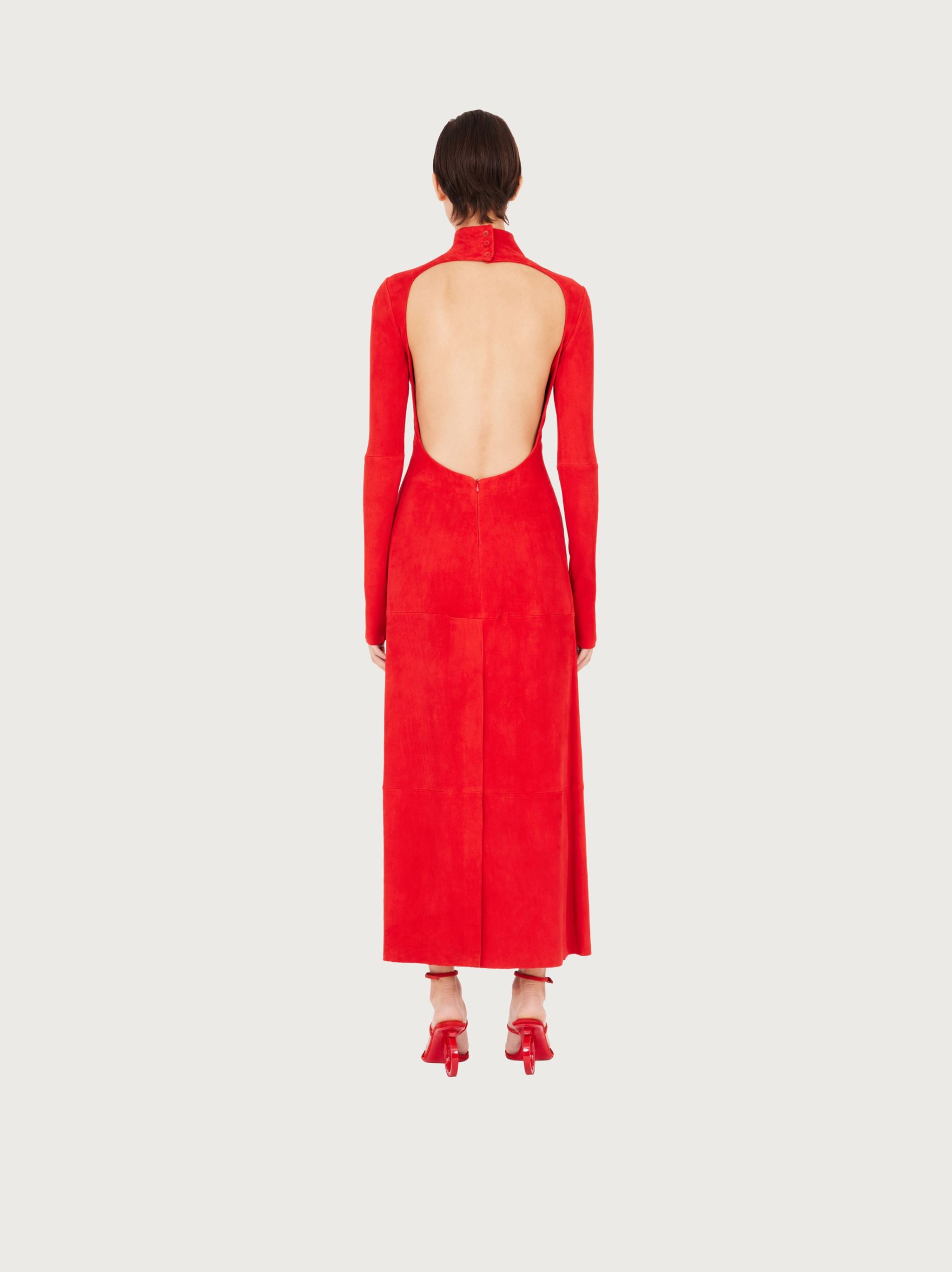 Stretch suede dress - 3