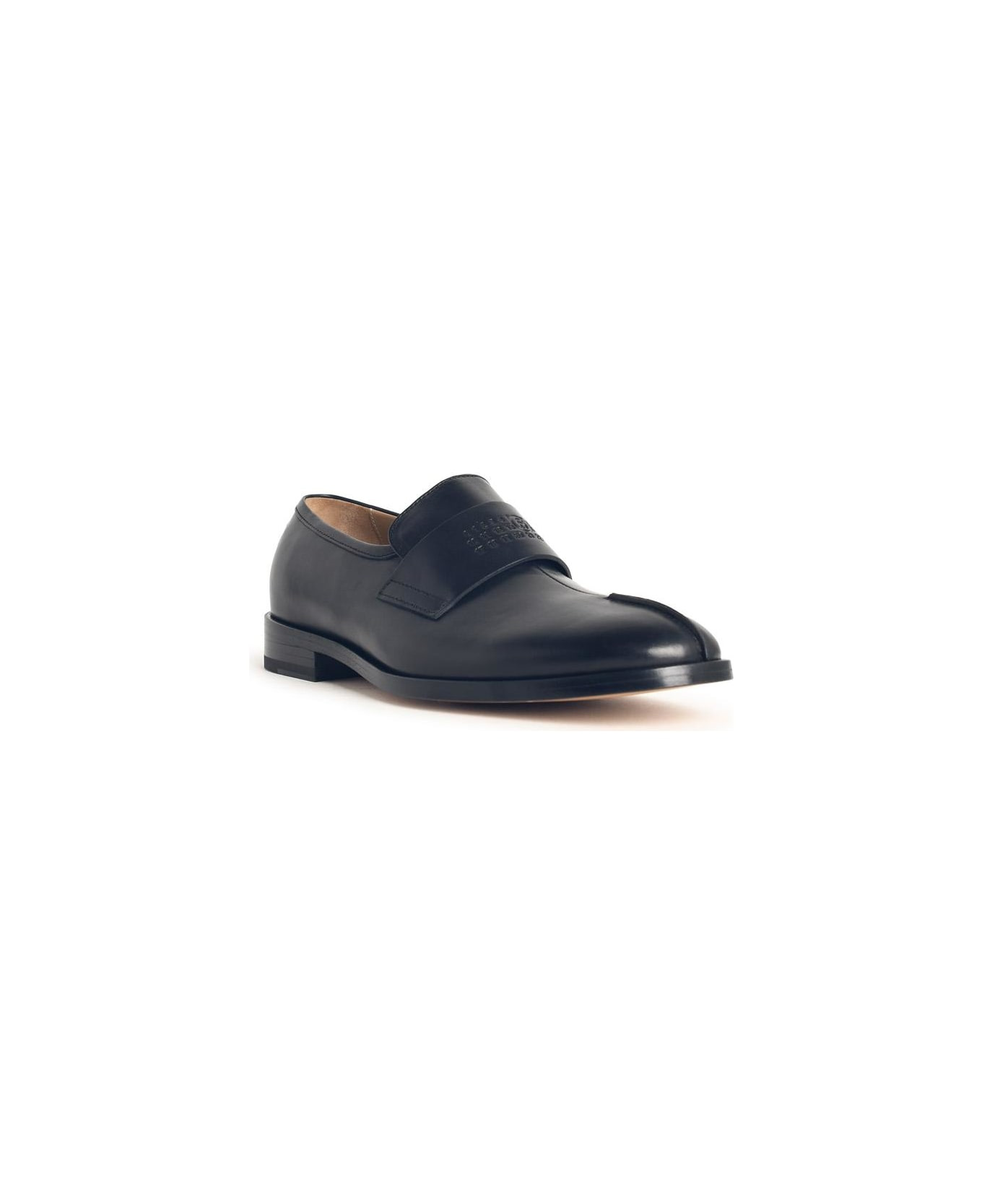 Black Leather Loafers - 2