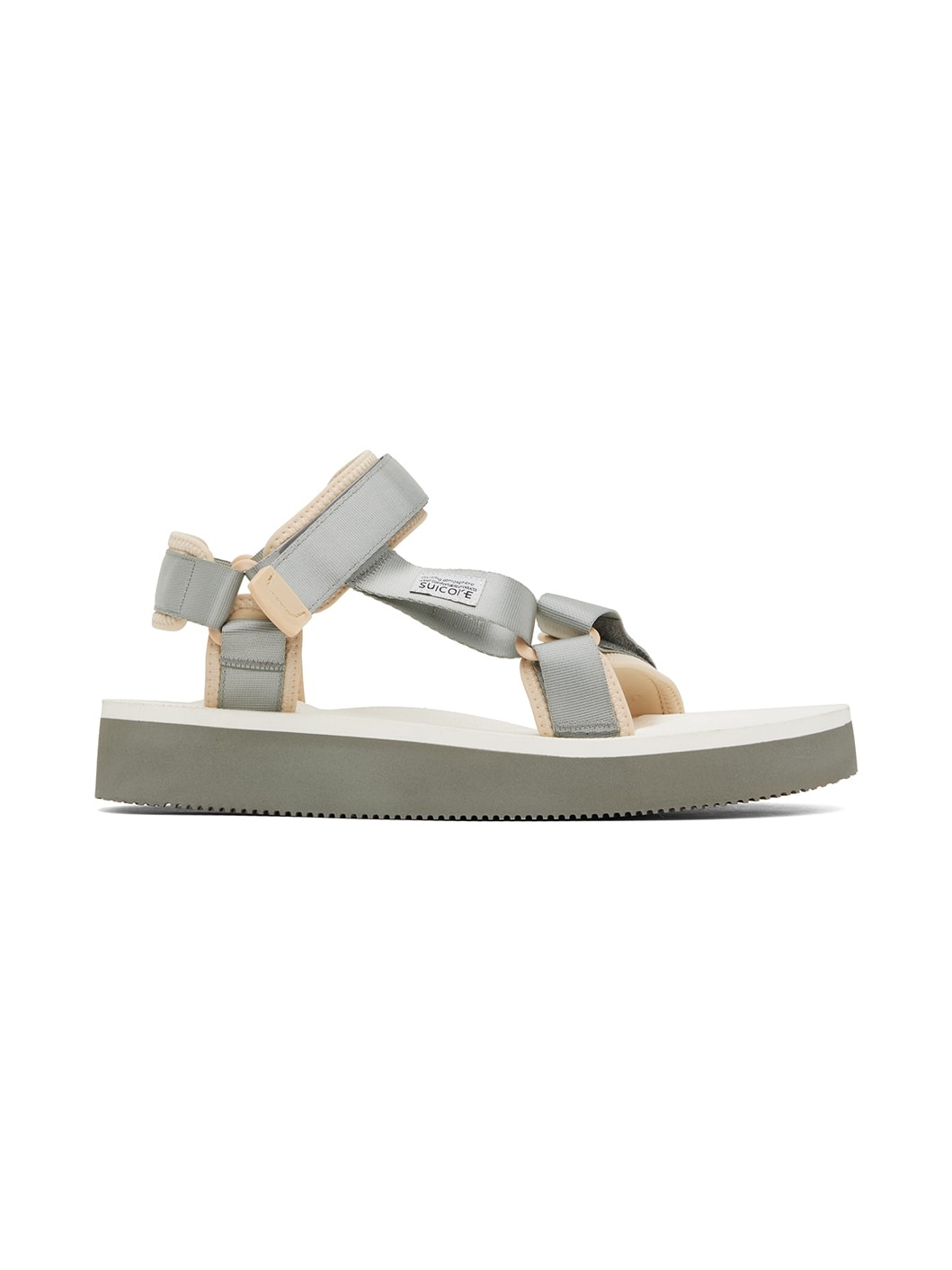 Gray & White DEPA-2PO Sandals - 1