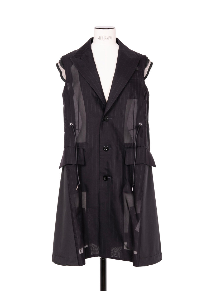 Chalk Stripe / Glencheck Vest 1