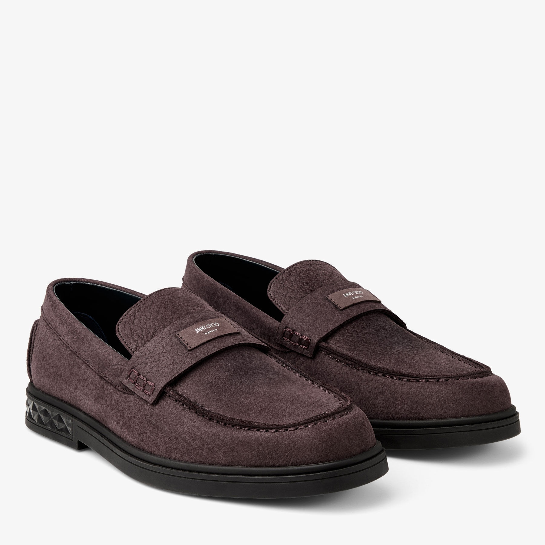 Josh Driver
Oxblood Embossed Nubuck Leather Shoes - 2