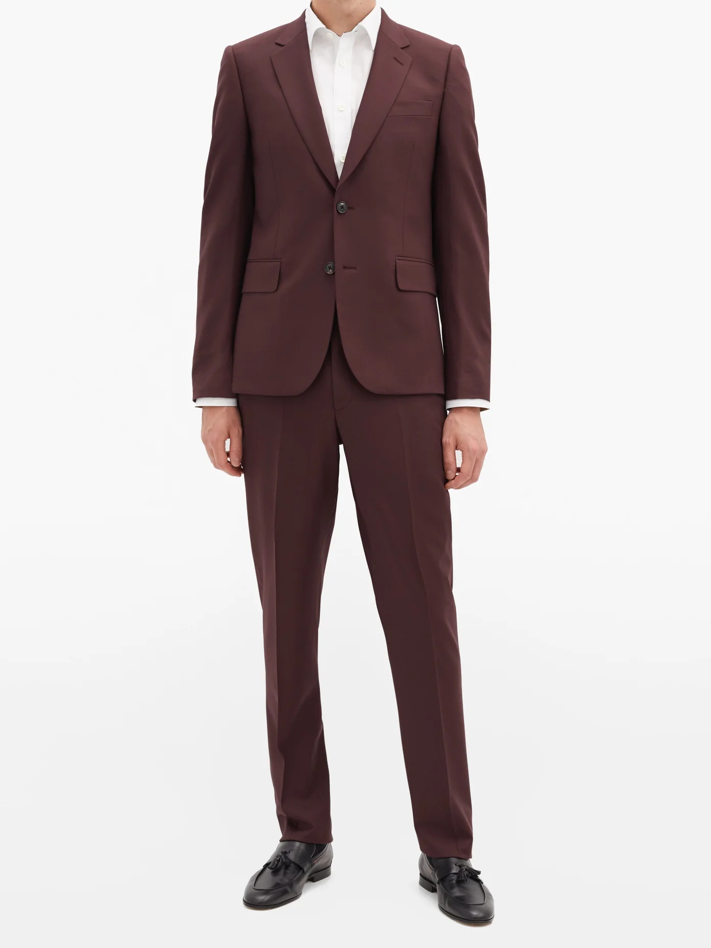 Single-breasted wool Soho-fit suit - 2