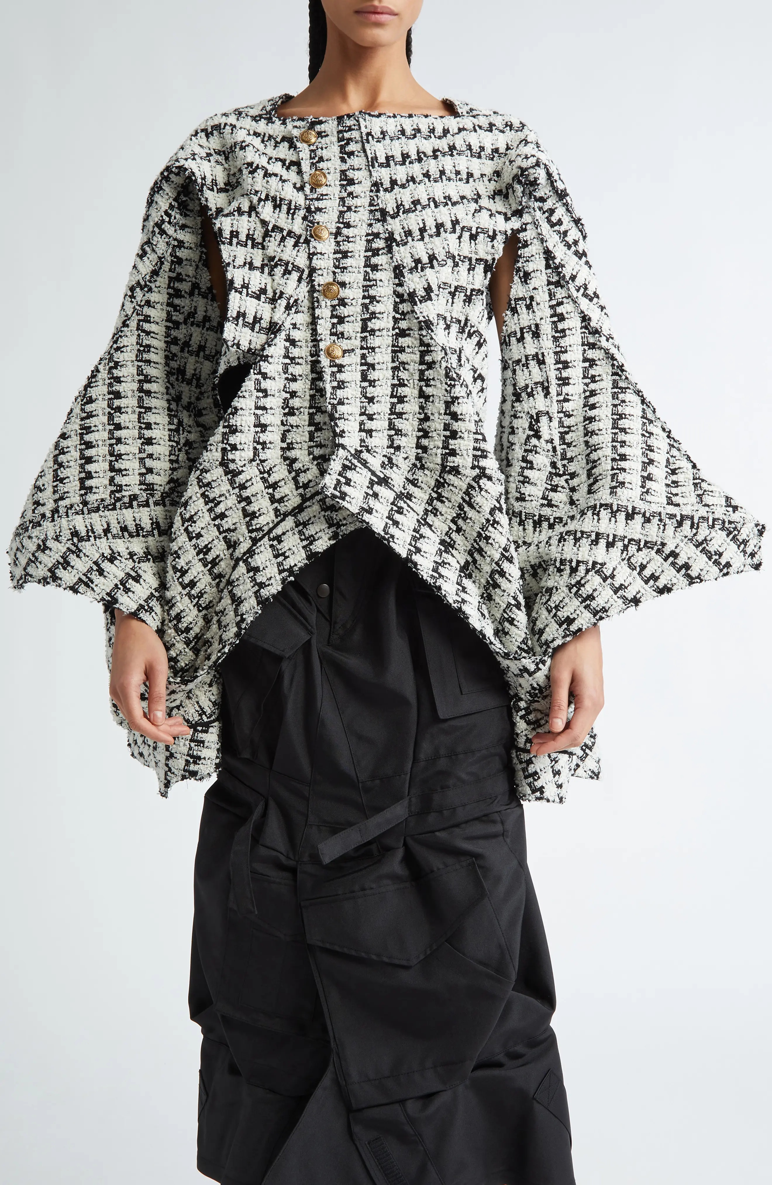 ジャケット・アウター Acka shaggy cape coat Acka shaggy cape coat