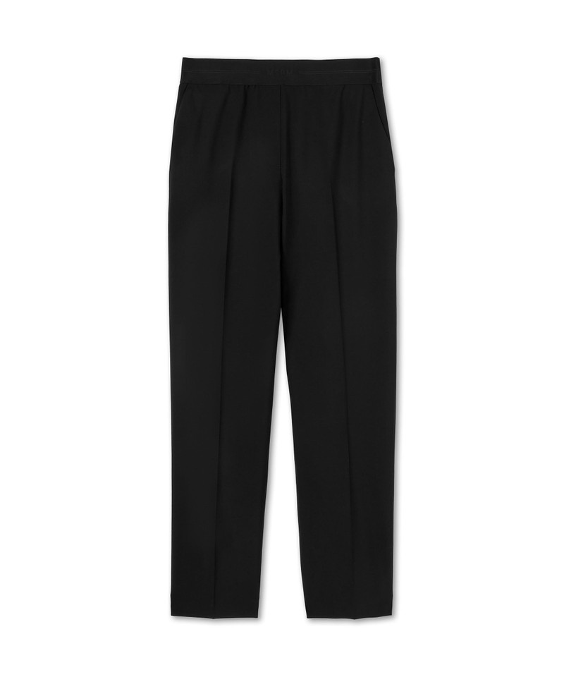 Slim-fit pants with logoed elastic waistband 1