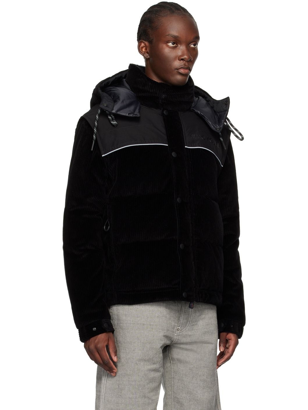 Black Desot Down Jacket - 2