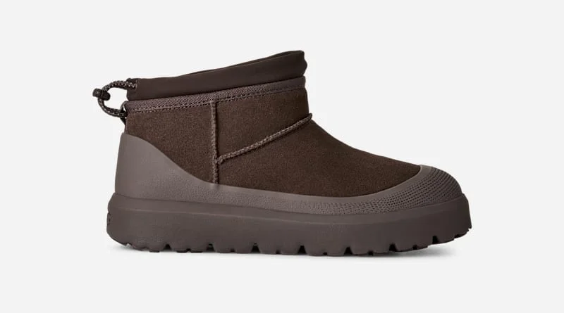 ® Men's Cl Ultra Mini Weather Hybrid Suede Classic Boots in Dusted Cocoa/Dusted Cocoa - 1