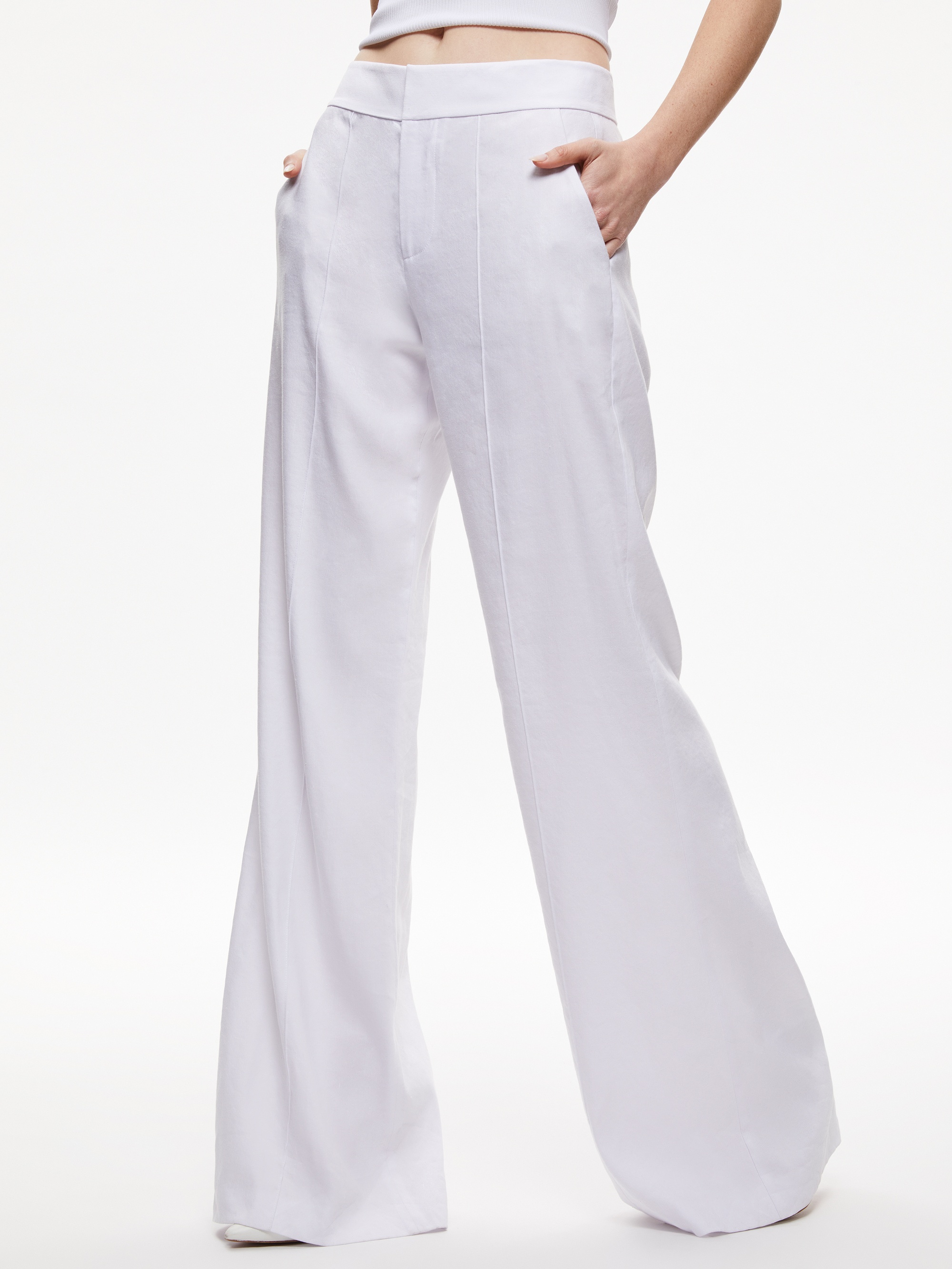 DYLAN HIGH WAISTED WIDE LEG PANT - 2