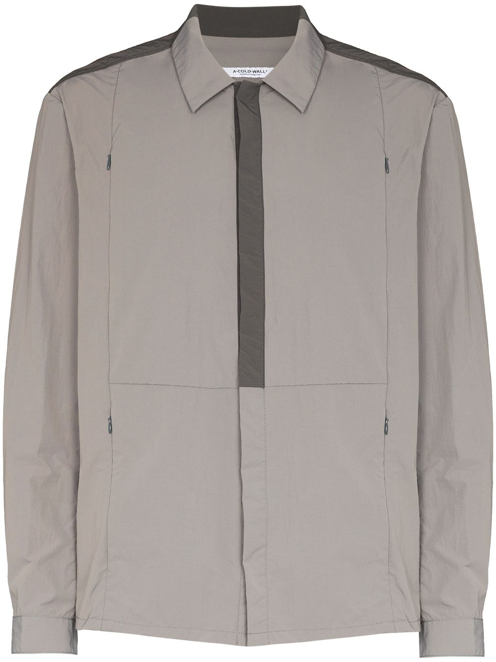 Arcane panelled shirt - 1