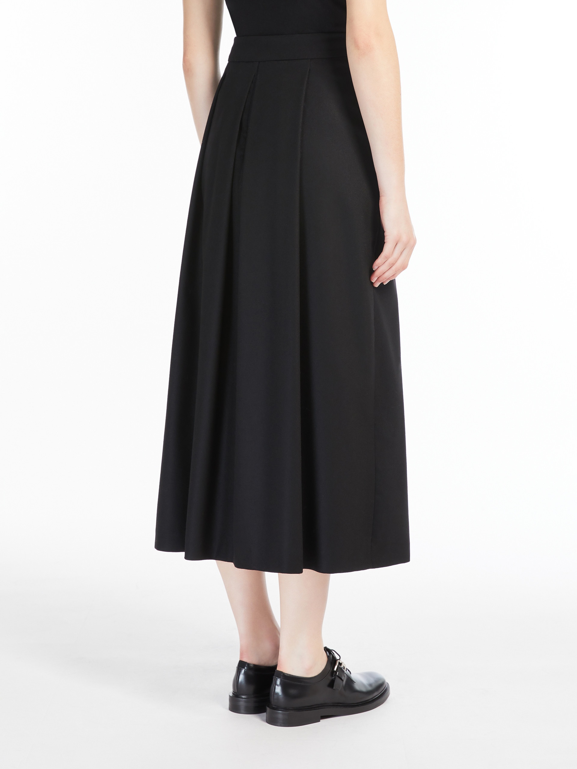 CATERINA Flannel flared skirt - 4