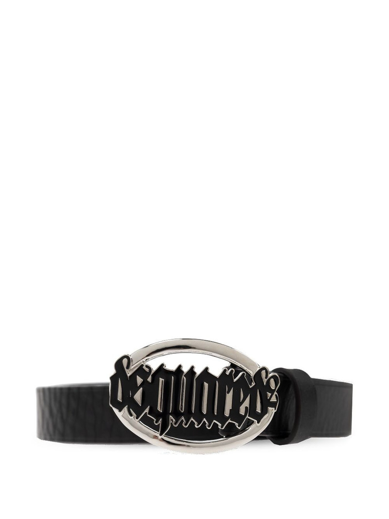 logo-buckle belt 1