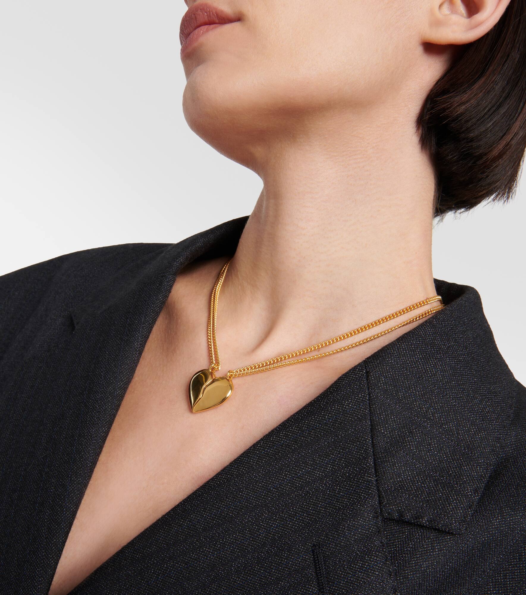 Lovelock Double embellished necklace - 3