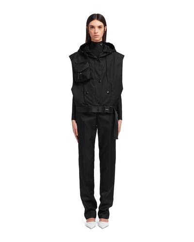 Prada Re-Nylon Gabardine oversized vest outlook