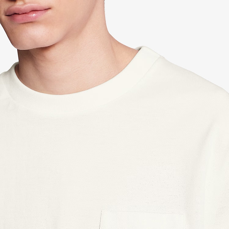 LOUIS VUITTON Half Damier Pocket T-Shirt 'White' 1A7XE9 - 4