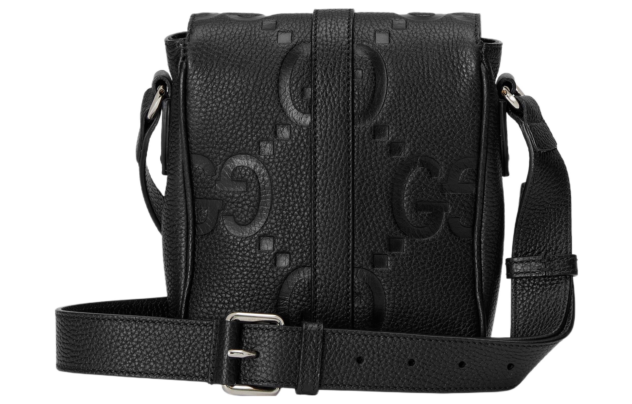 Gucci Jumbo GG Small Messenger Bag 'Black' 760235-AABY0-1000 - 4