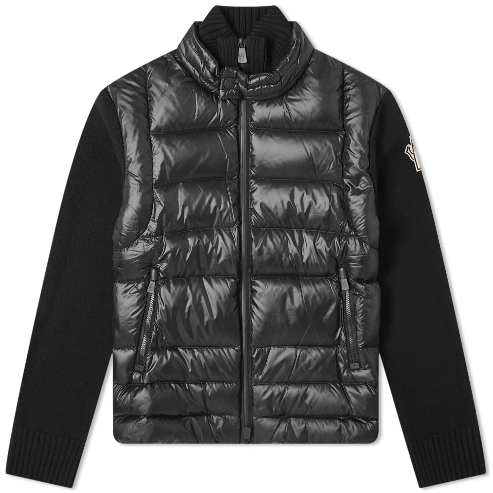 Moncler Grenoble Knitted Arm Down Jacket - 1