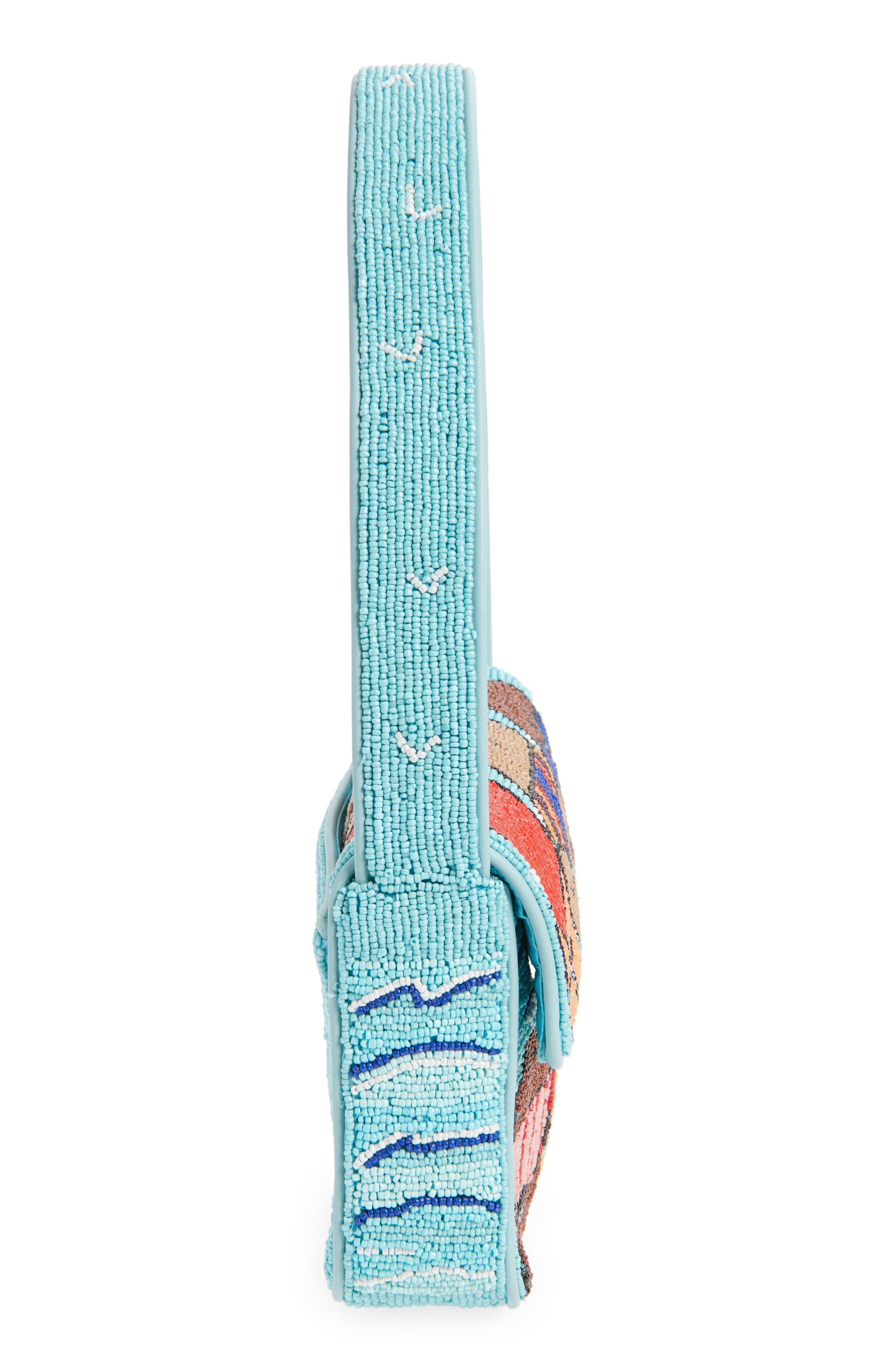 STAUD Tommy Beaded Shoulder Bag in Beach Bums at Nordstrom - 5