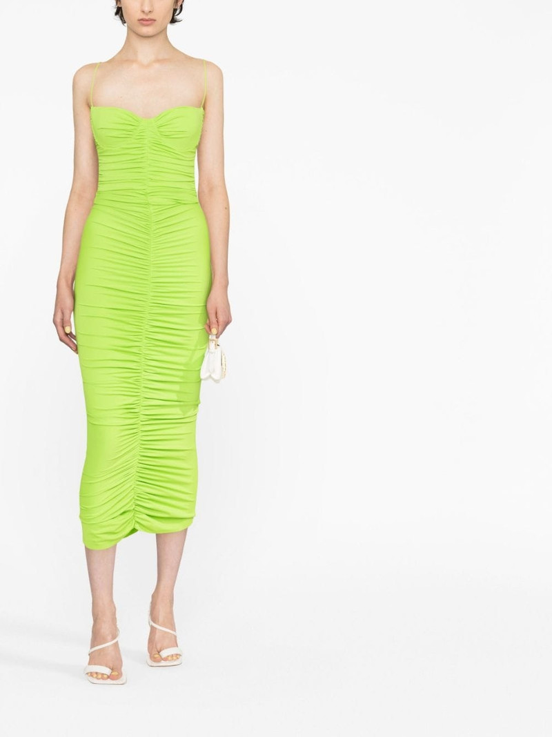 ALEX PERRY ruched midi dress outlook
