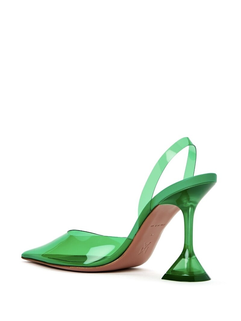 Holli Glass Sling 95 slingback pumps - 3
