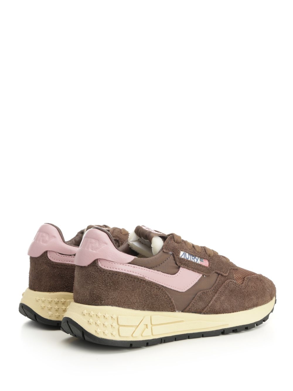 Reelwind Low Wom Ut12 Suede/Net Plugh/Zephyr Sneakers Brown - 3