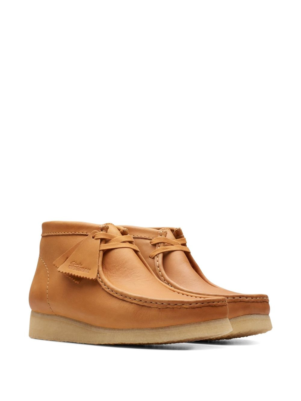 Wallabee leather lace-up boots - 2