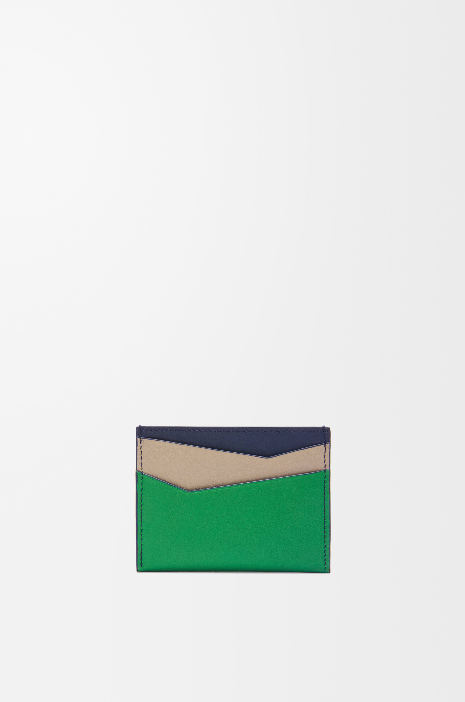 Puzzle plain cardholder in classic calfskin - 2