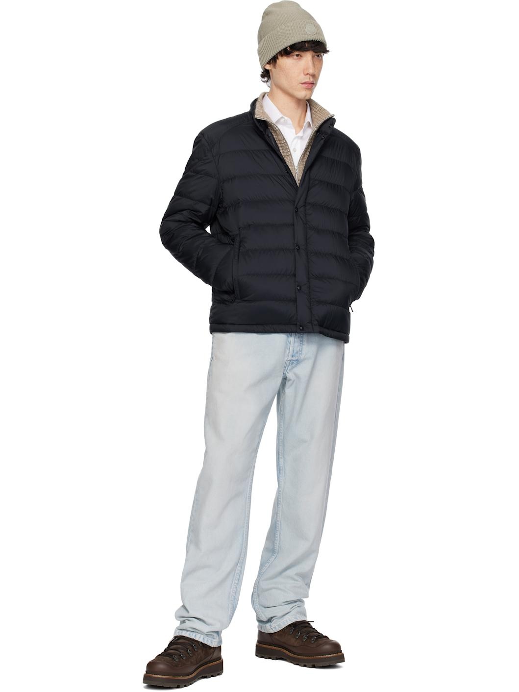 Navy Selves Short Down Jacket - 5