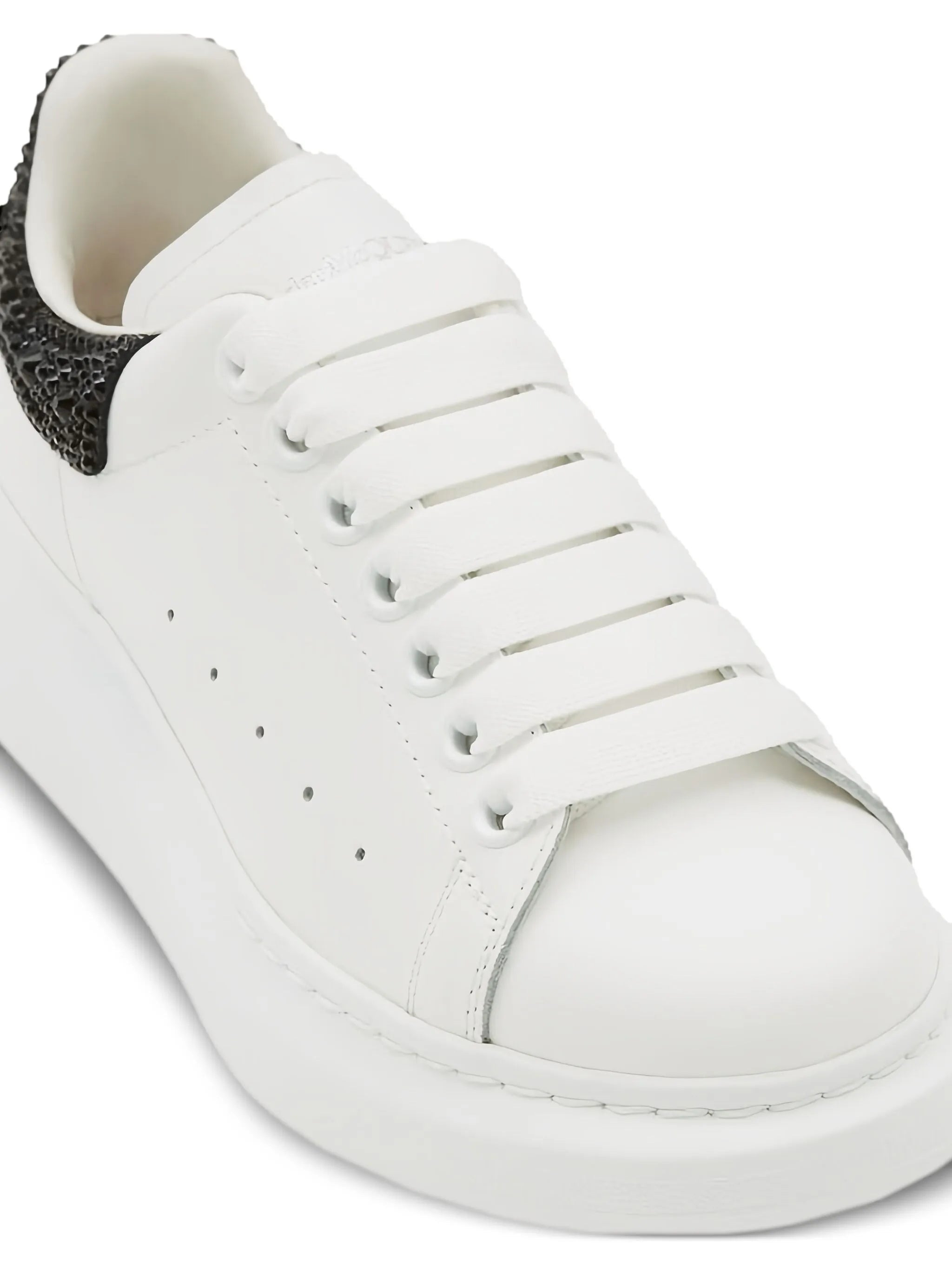 Alexander Mcqueen Oversize Crystal-embellished Platform Sneakers - 3