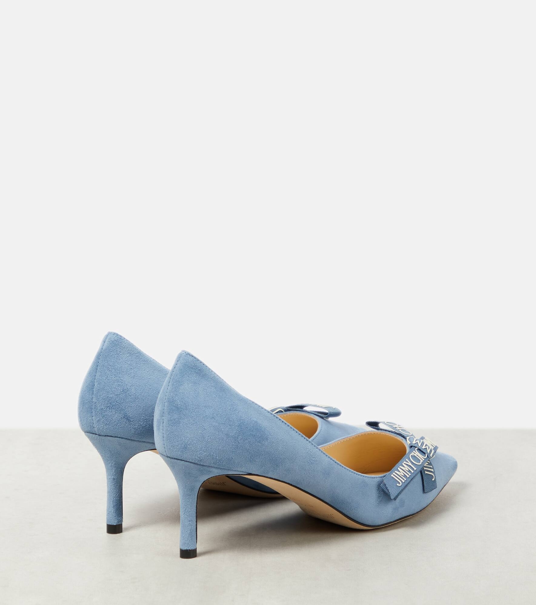 Romy 60 suede pumps - 3