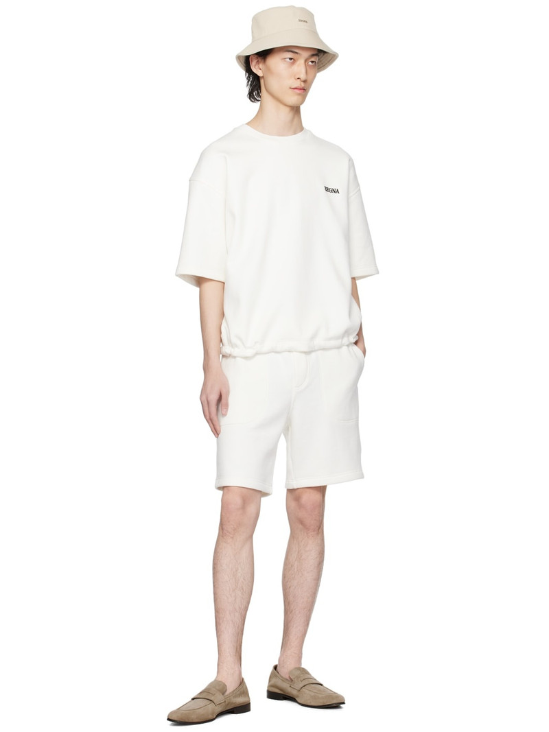 ZEGNA White Placket Sweatshirt outlook