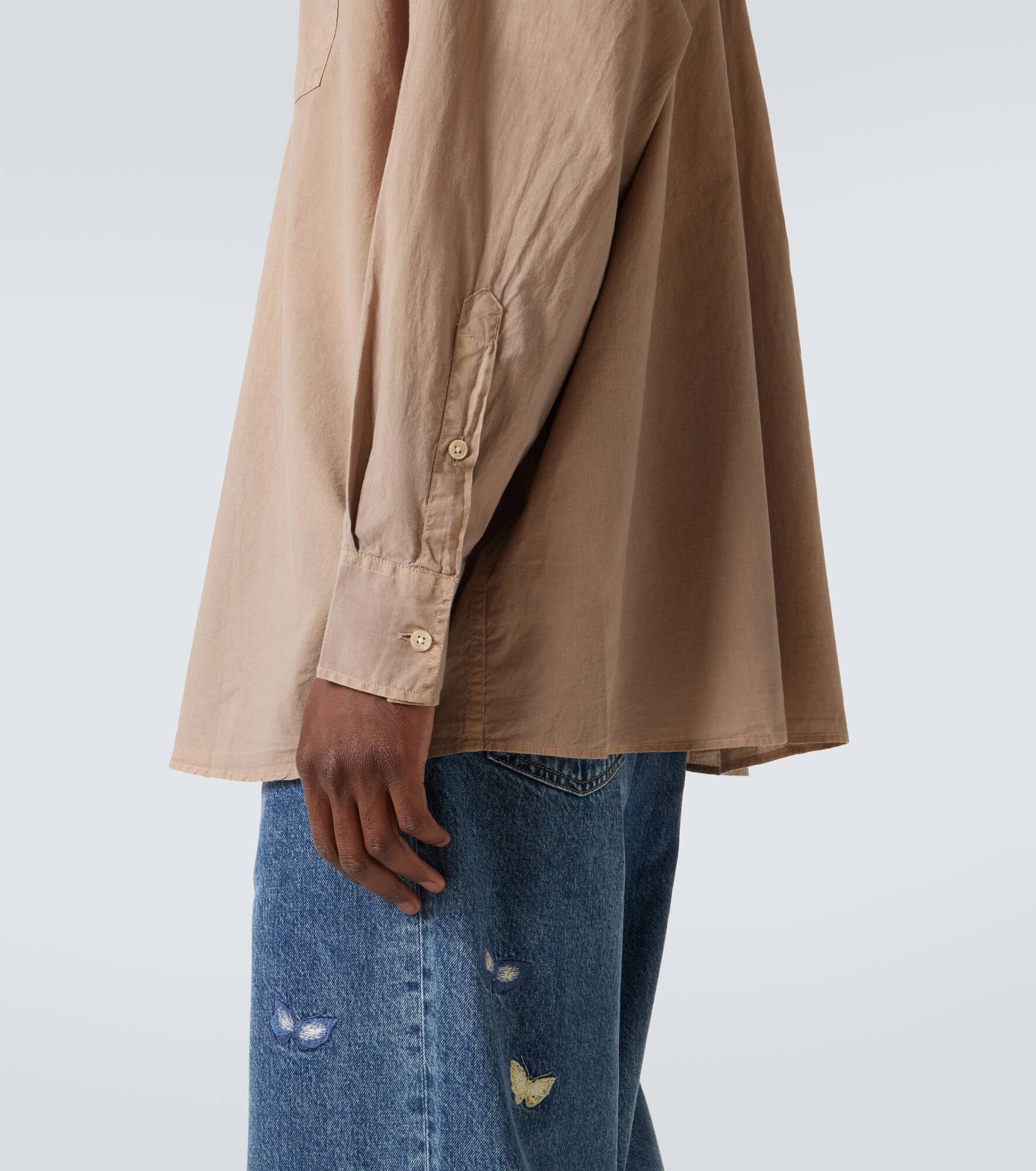 Borrowed cotton voile shirt - 6