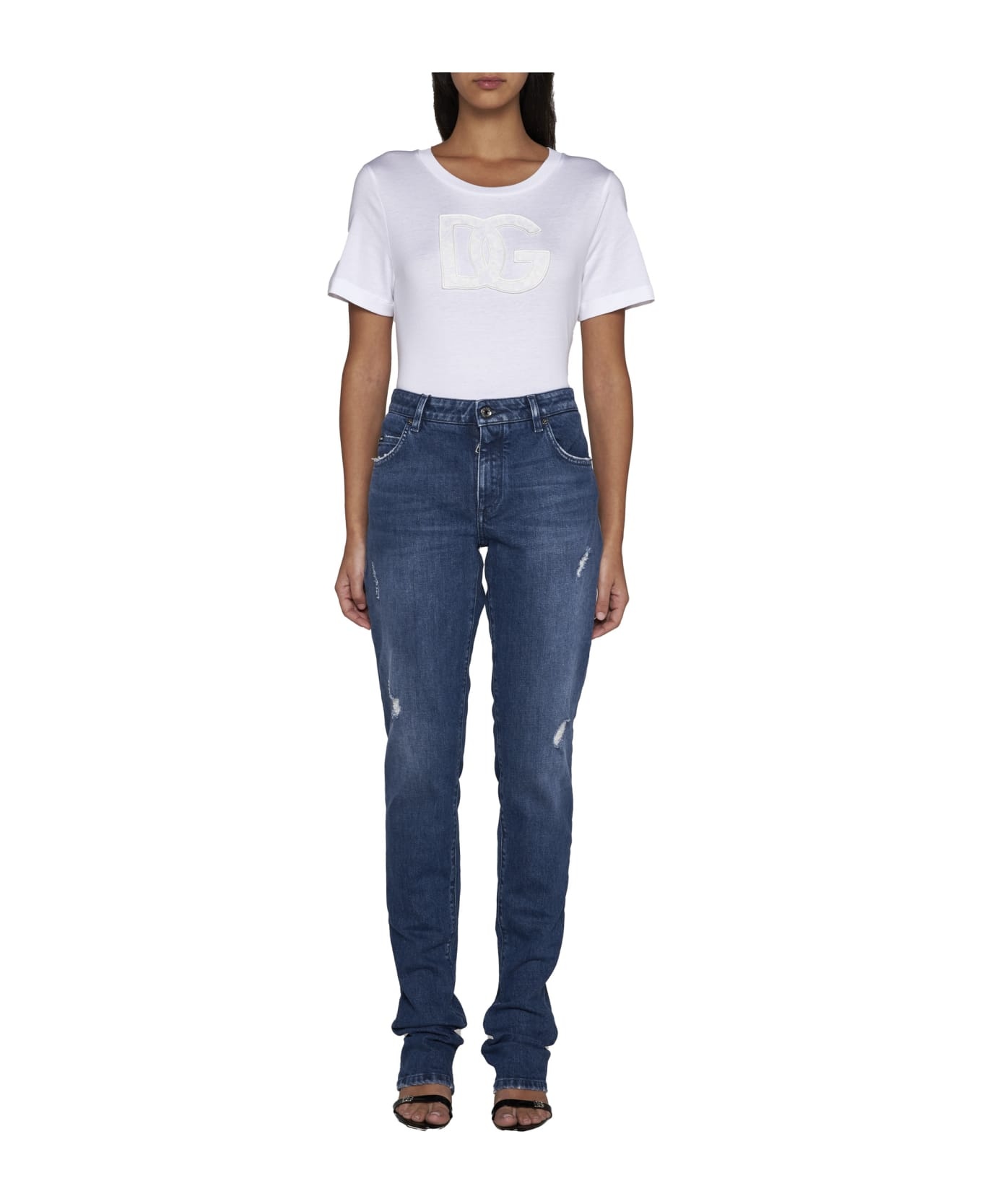 T-shirt With Logo Patch - 2