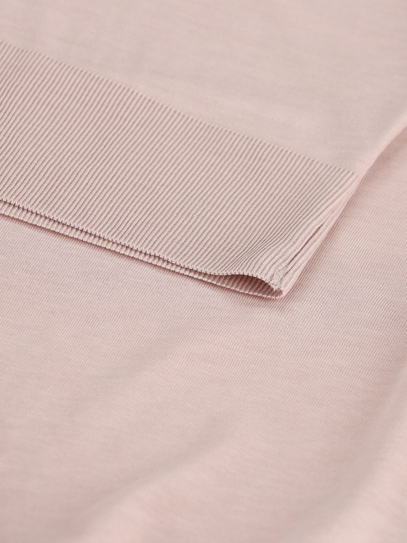 ribbed trim T-shirt 3