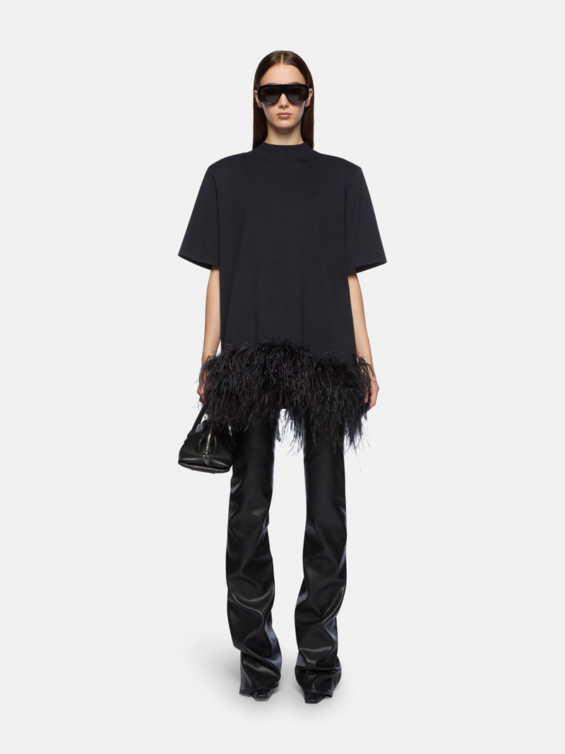 THE ATTICO BLACK MINI DRESS outlook