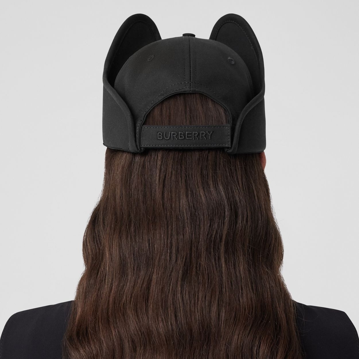 Cut-out Detail Cotton Gabardine Baseball Cap - 3
