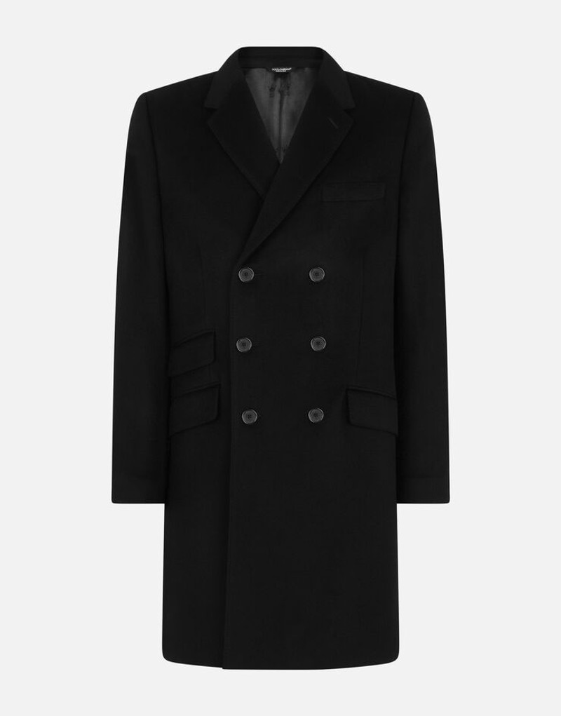 Double-breasted cashmere coat 3