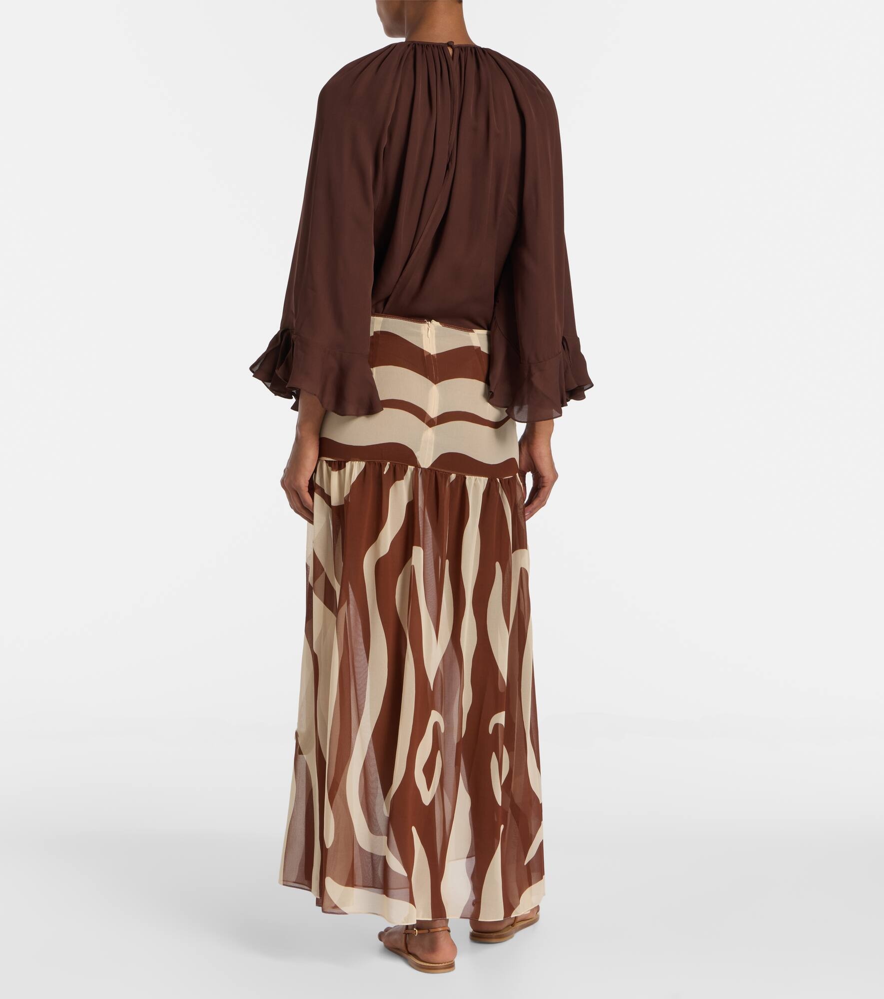 Bohemia printed midi skirt - 3