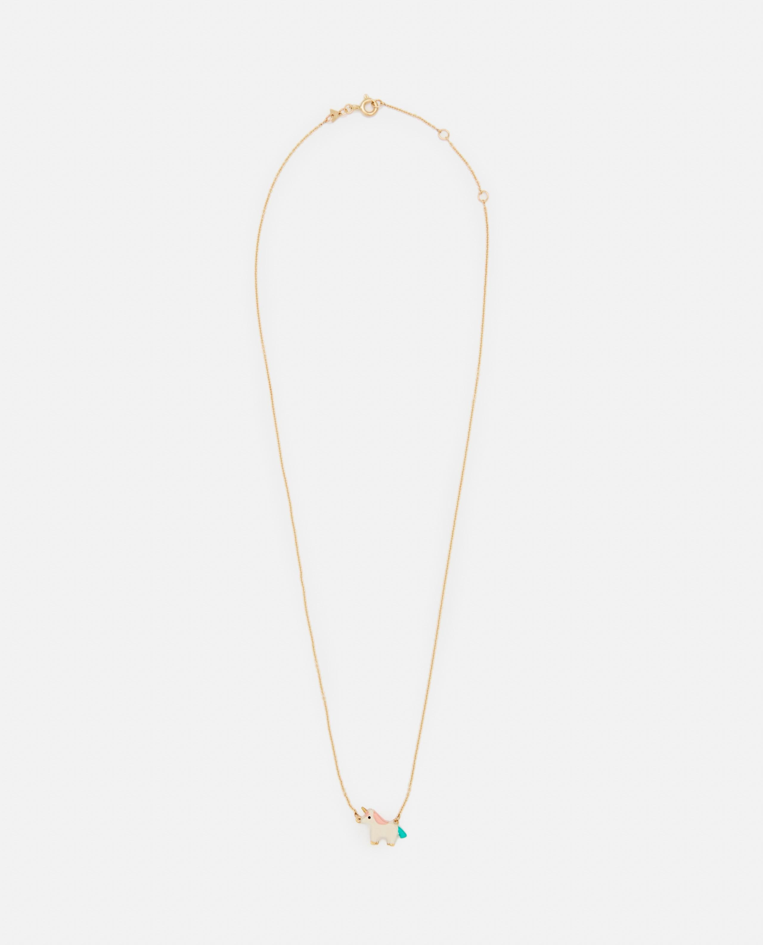 9K GOLD UNICORNIO ENAMEL NECKLACE - 1
