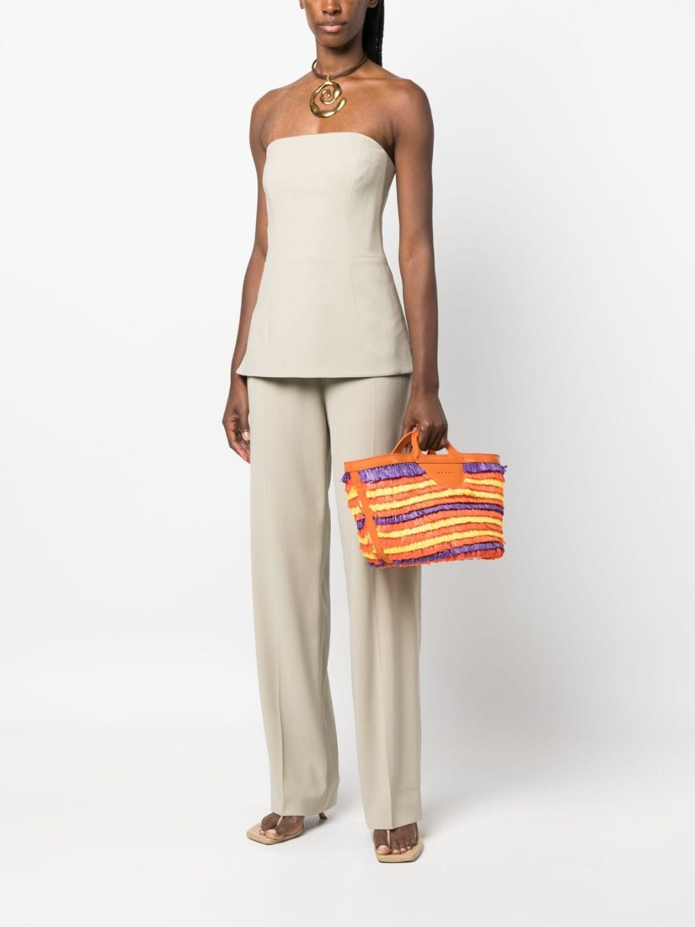 Tropicalia fringed bag - 2