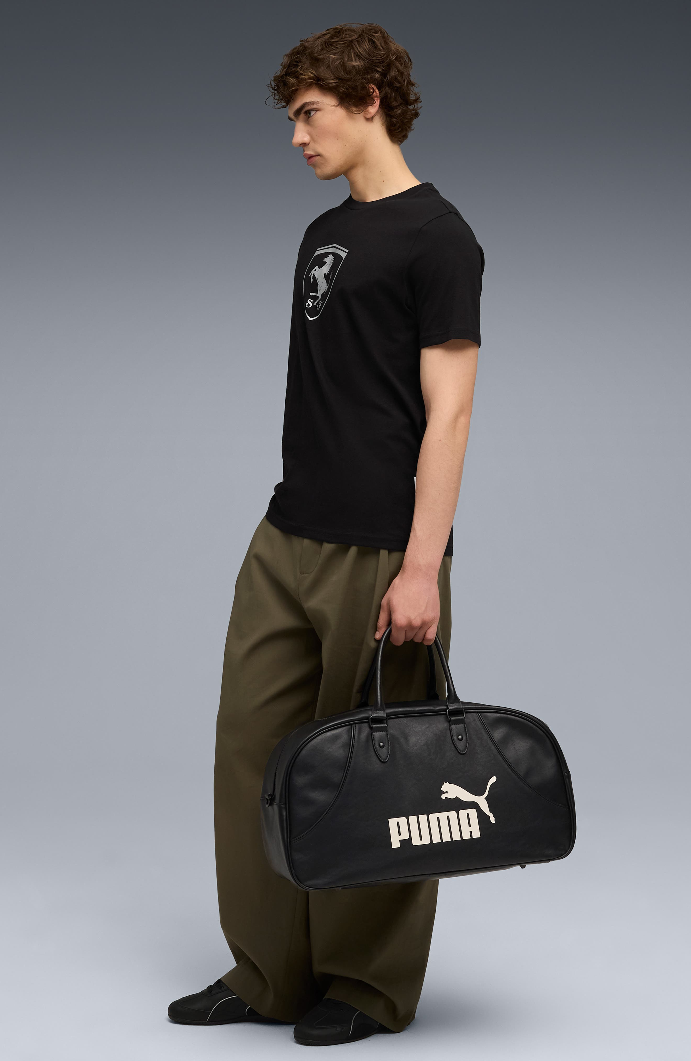 PUMA x Ferrari Sportswear Shield Graphic T-Shirt in Puma Black at Nordstrom - 5